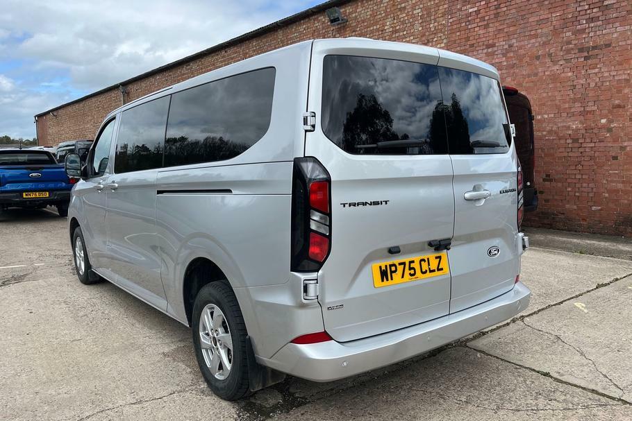 Ford Transit Custom 340 Limited L2 Lwb 9 Seat Kombi Fwd 2.5 Phev WP75CLZ Silver #2