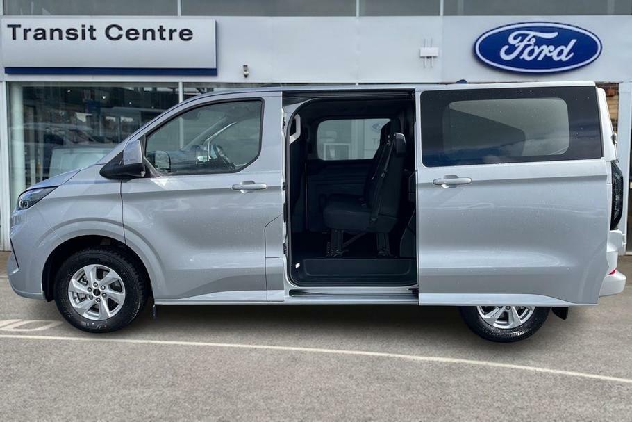 Ford Transit Custom 320 Limited L1 Swb Double Cab In Van Fwd 2.0 Ecobl YS75LUB Silver #5