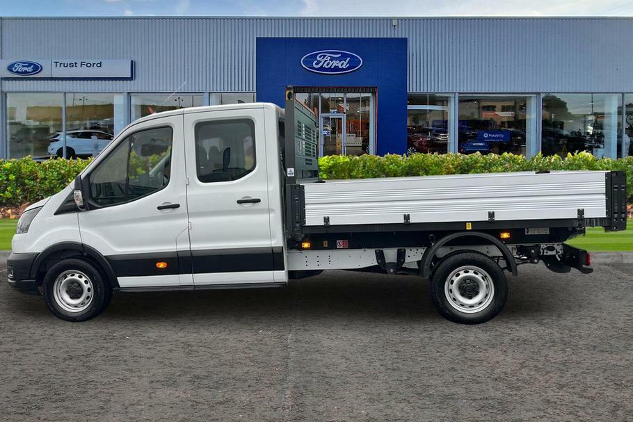 Ford Transit Custom 350 Leader L3 Lwb Double Cab Tipper Rwd 2.0 Ecoblu WP25KCA White #4