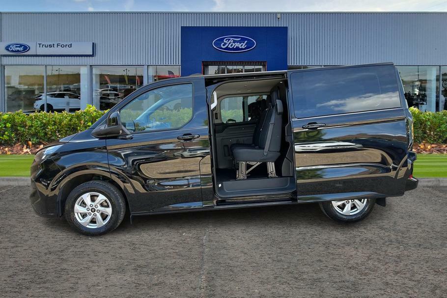 Ford Transit Custom 320 Limited L1 Swb Double Cab In Van Fwd 2.0 Ecobl WR75UYZ Black #5
