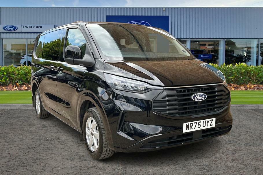 Ford Transit Custom 320 Limited L1 Swb Double Cab In Van Fwd 2.0 Ecobl Black