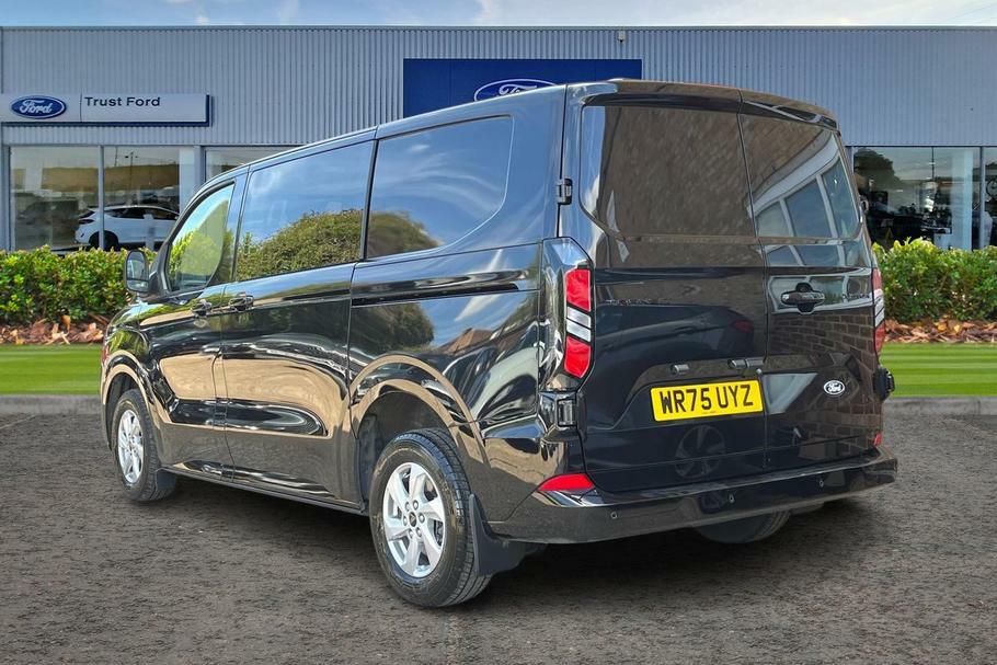 Ford Transit Custom 320 Limited L1 Swb Double Cab In Van Fwd 2.0 Ecobl WR75UYZ Black #2