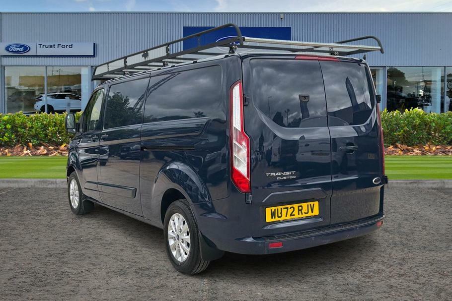 Ford Transit Custom 300 Limited L2 Lwb Fwd 2.0 Ecoblue 130Ps Low Roof WU72RJV Blue #2