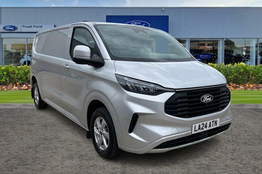 Ford Transit Custom 300 Limited L2 Lwb Fwd 2.0 Ecoblue 136Ps Low Roof Silver