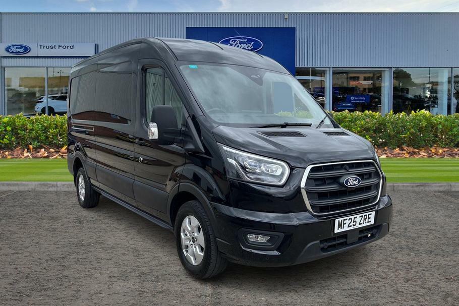 Ford Transit Custom 350 Limited L3 H2 Lwb Medium Roof Fwd 2.0 Eco Black