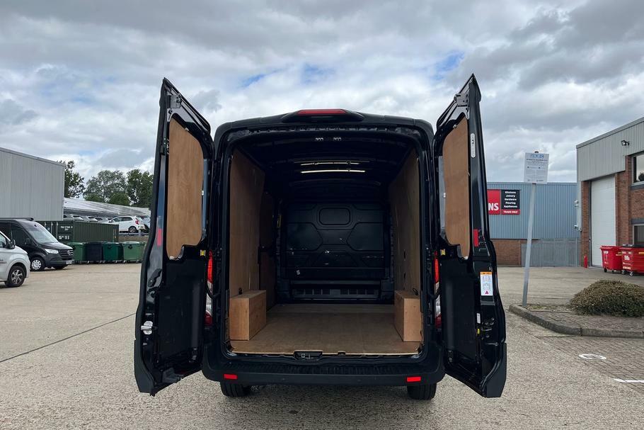Ford Transit Custom 350 Limited L3 H2 Lwb Medium Roof Fwd 2.0 Eco MF25ZRE Black #6