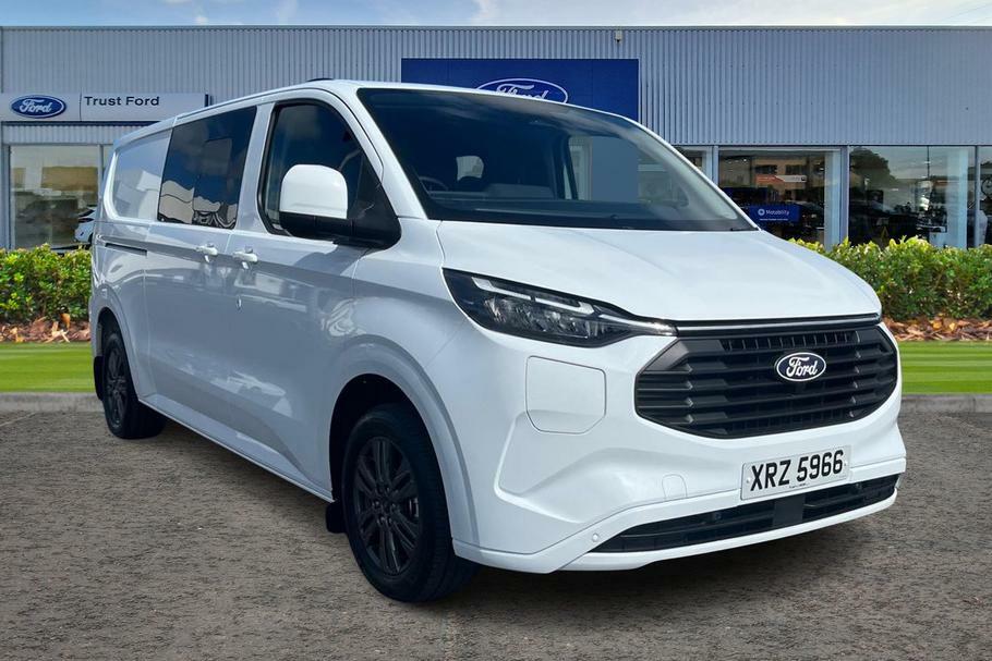 Ford Transit Custom 320 Limited L2 Lwb Double Cab In Van Fwd 2.5 White