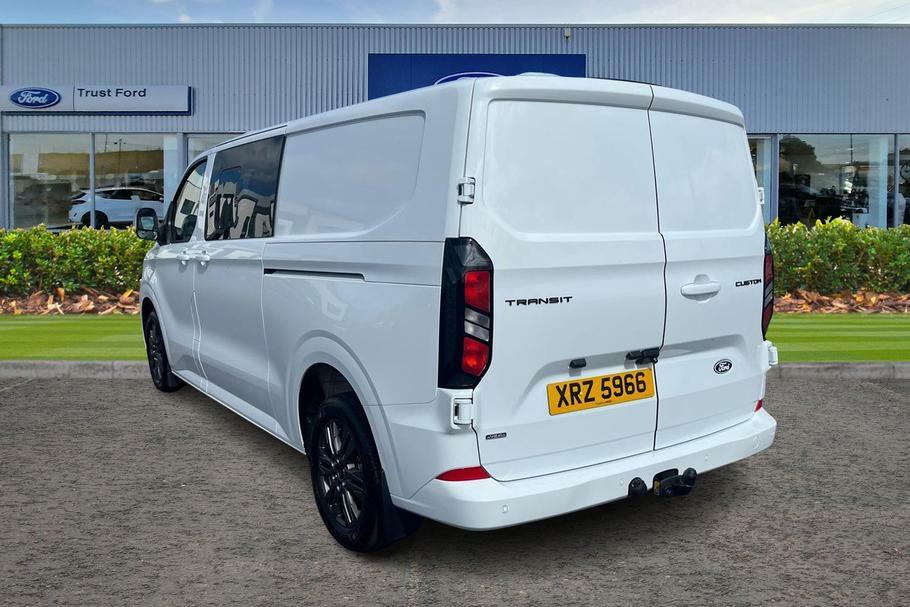 Ford Transit Custom 320 Limited L2 Lwb Double Cab In Van Fwd 2.5 XRZ5966 White #2