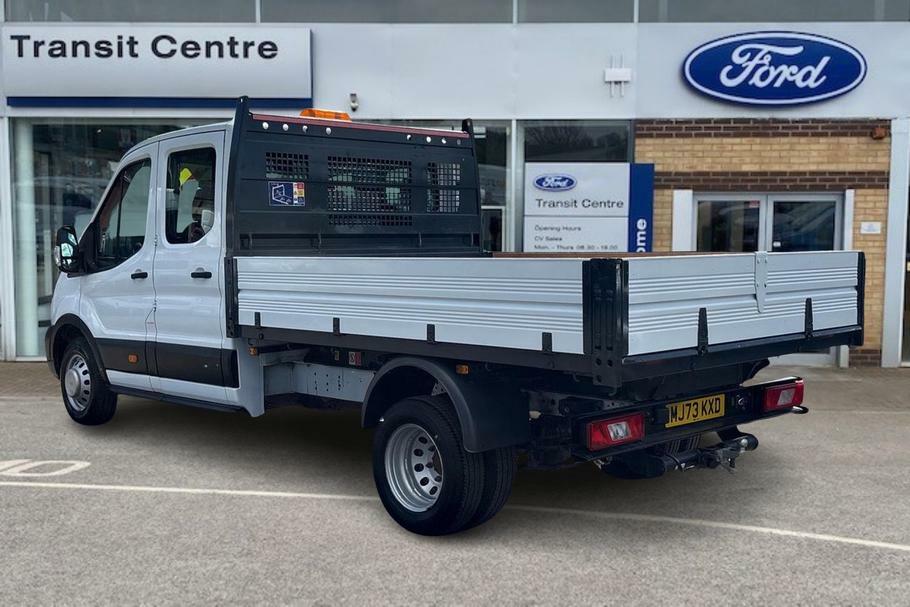 Ford Transit Custom 350 Leader L3 Lwb Double Cab Tipper Rwd 2.0 Ecoblu MJ73KXD White #2