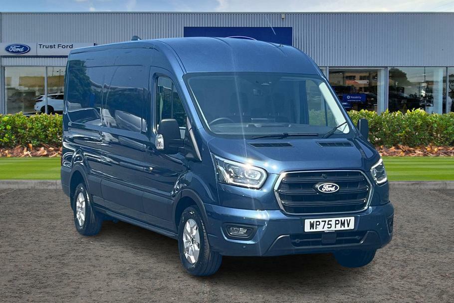 Ford Transit Custom 350 Limited L3 H2 Lwb Medium Roof Fwd 2.0 Ecoblue Blue