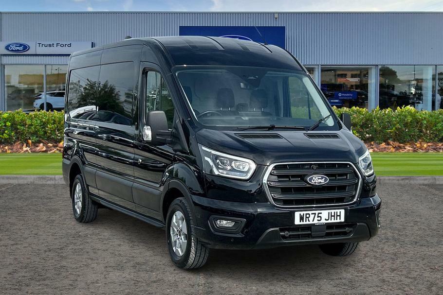 Ford Transit Custom 350 Limited L3 H2 Lwb Medium Roof Fwd 2.0 Ecoblue Black