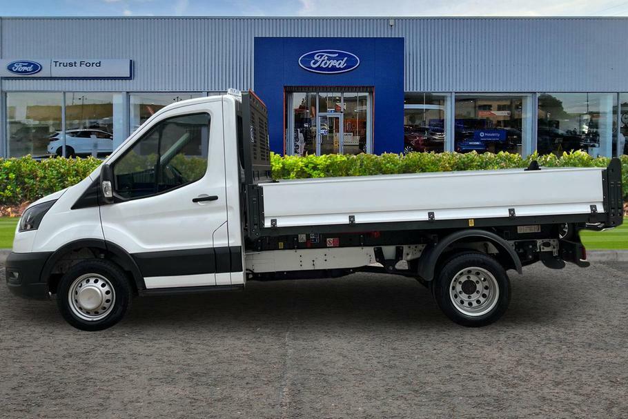 Ford Transit Custom 350 Leader L2 Mwb Single Cab Tipper Rwd 2.0 Ecoblu WR75VBE White #4