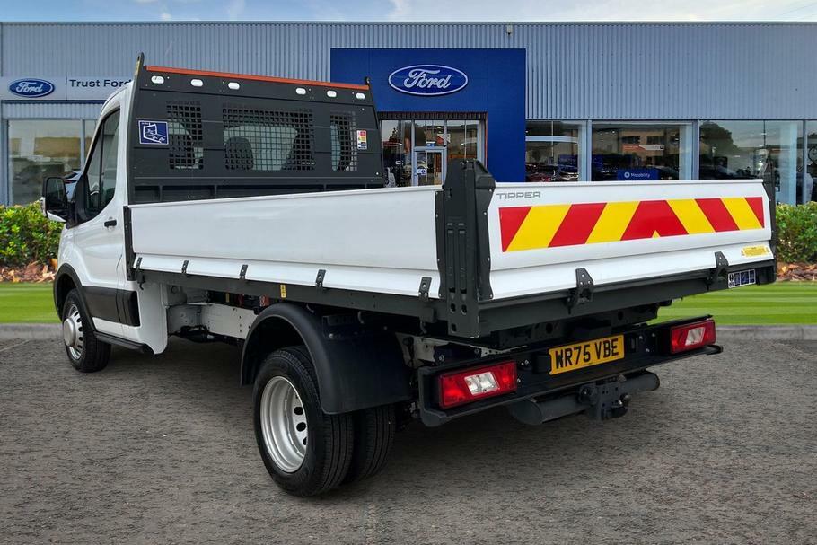 Ford Transit Custom 350 Leader L2 Mwb Single Cab Tipper Rwd 2.0 Ecoblu WR75VBE White #2