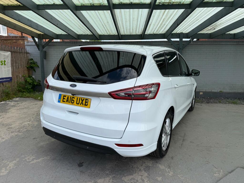 Ford S-Max 2.0 Tdci Titanium Powershift Euro 6 Ss EA16UXB White #3