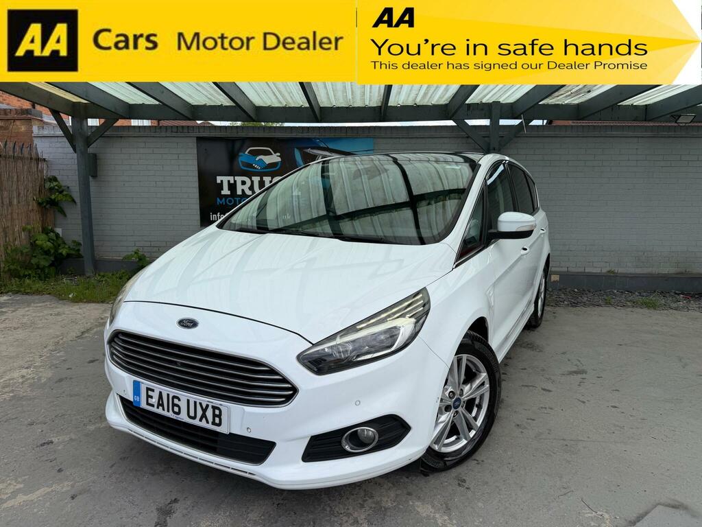 Ford S-Max 2.0 Tdci Titanium Powershift Euro 6 Ss White