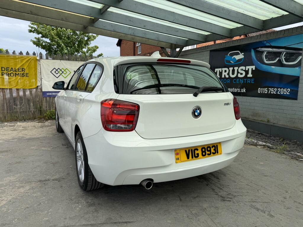 BMW 1 Series 1.6 116I Es Euro 6 Ss VIG893I White #5
