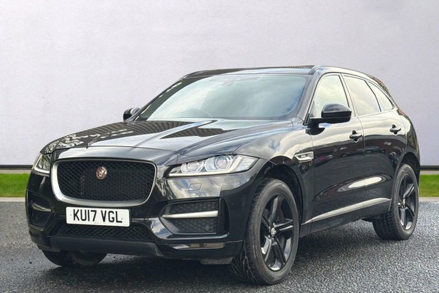 Jaguar F-Pace D180 R-sport Suv KU17VGL Black #3
