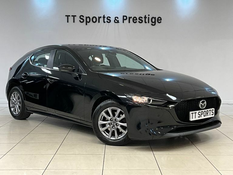 Mazda 3 2.0 E-skyactiv G Mhev Se-l Lux 5Dr, 16Alloys, Sat LR71TJY Black #3