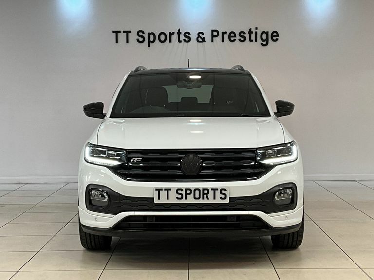 Volkswagen T-Cross 1.0 Tsi 115 R-line 5Dr, 18 Alloys, Full Black Pac MC21FDF White #2