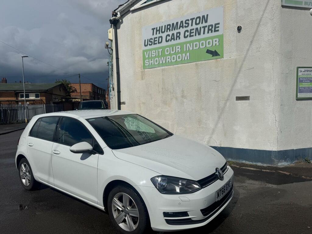 Volkswagen Golf Hatchback 2.0 Tdi Bluemotion Tech Match Edition Ds White