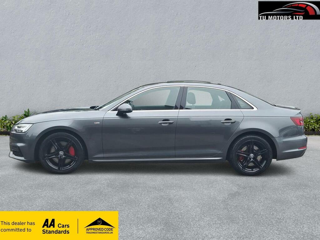 Audi A4 Saloon 2.0 Tfsi 45 S Line S Tronic Quattro Euro 6 YY68KPL Grey #6
