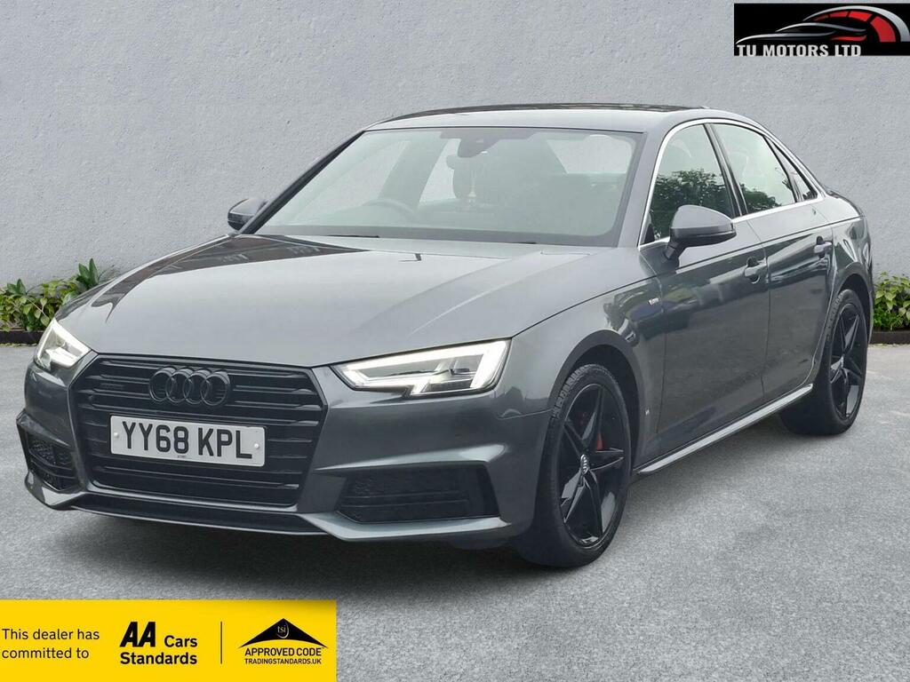 Audi A4 Saloon 2.0 Tfsi 45 S Line S Tronic Quattro Euro 6 YY68KPL Grey #4