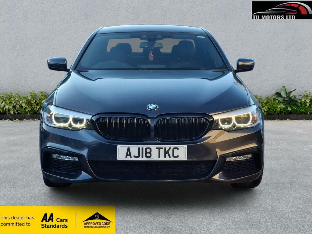 BMW 5 Series Saloon 2.0 520D M Sport Euro 6 Ss 201 AJ18TKC Grey #2