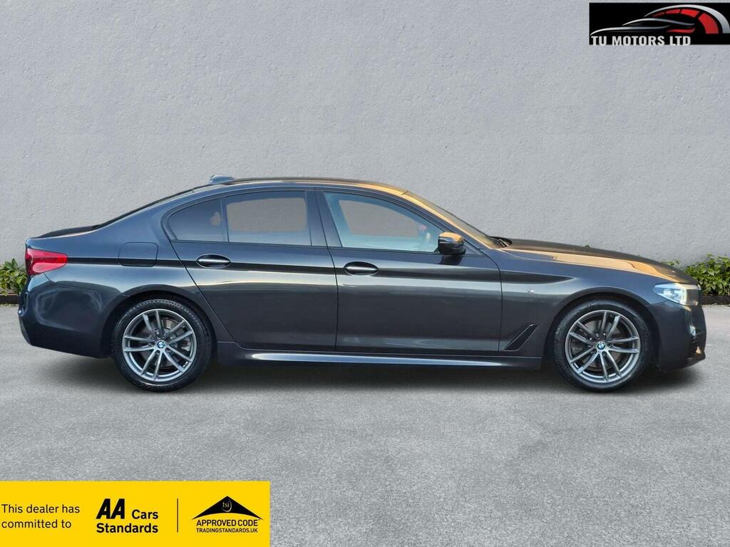 BMW 5 Series Saloon 2.0 520D M Sport Euro 6 Ss 201 AJ18TKC Grey #5