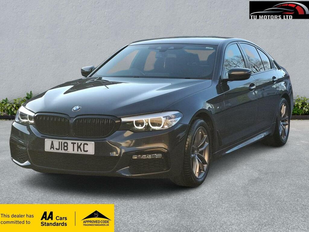 BMW 5 Series Saloon 2.0 520D M Sport Euro 6 Ss 201 AJ18TKC Grey #4