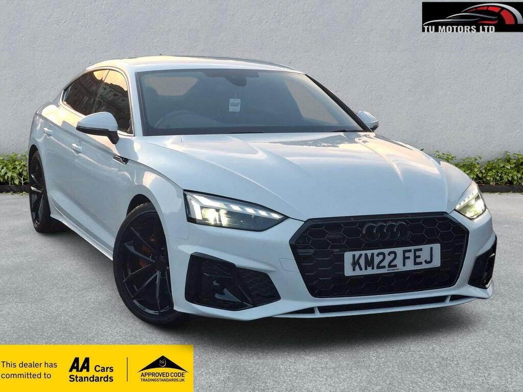 Audi A5 Hatchback 2.0 Tdi 40 S Line Sportback S Tronic Qua White