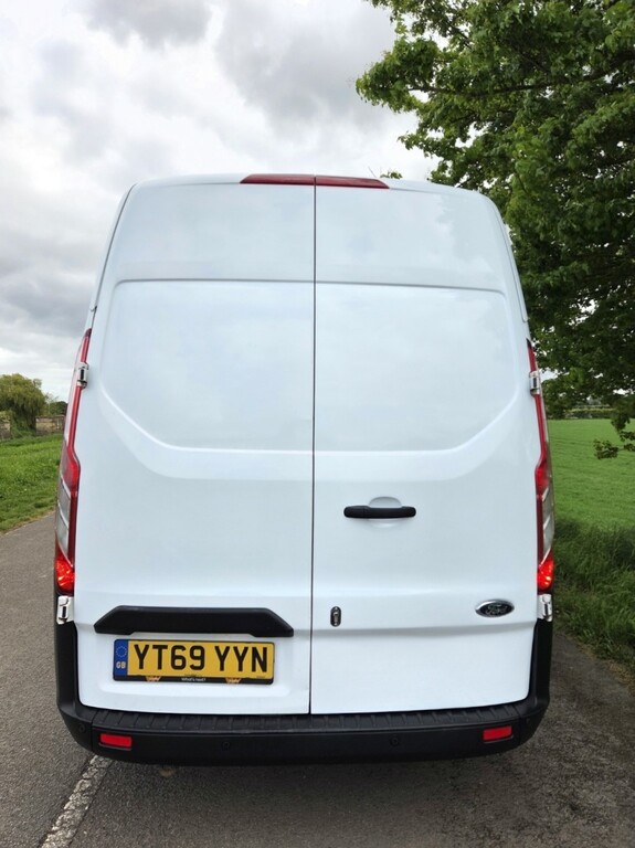 Ford Transit Custom Panel Van 2.0 300 Ecoblue Leader 2020 YT69YYN White #4