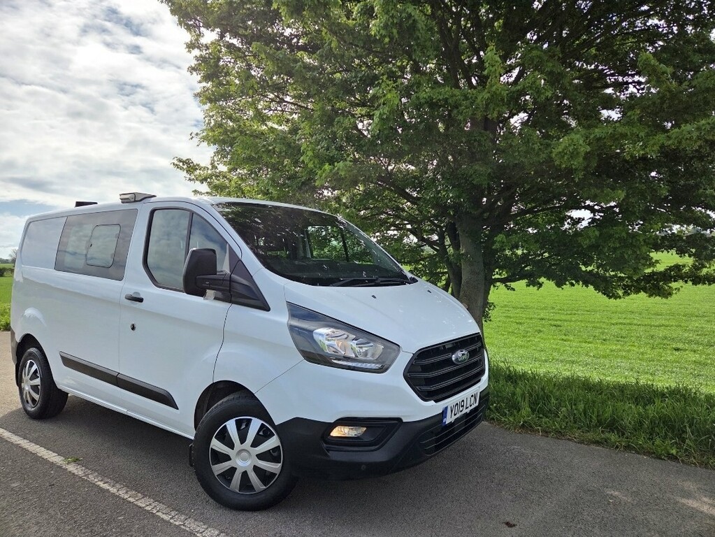 Ford Transit Custom Combi Van 2.0 320 Ecoblue 2019 YO19LCN White #6