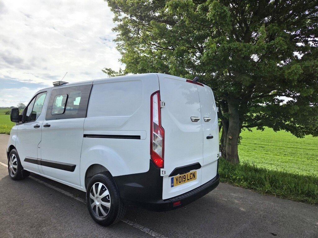 Ford Transit Custom Combi Van 2.0 320 Ecoblue 2019 YO19LCN White #3