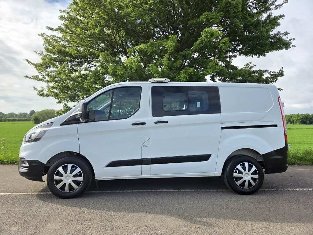 Ford Transit Custom Combi Van 2.0 320 Ecoblue 2019 YO19LCN White #2