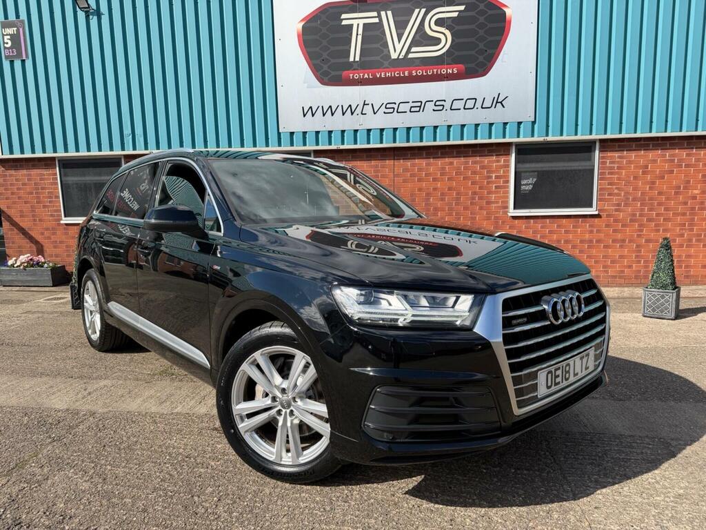 Audi Q7 Suv 3.0 Tdi V6 S Line Tiptronic Quattro Euro 6 S OE18LTZ Black #2