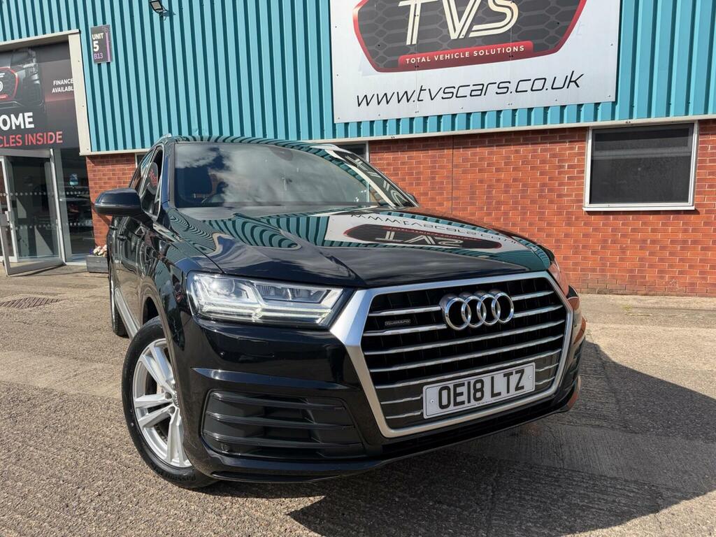 Audi Q7 Suv 3.0 Tdi V6 S Line Tiptronic Quattro Euro 6 S OE18LTZ Black #3
