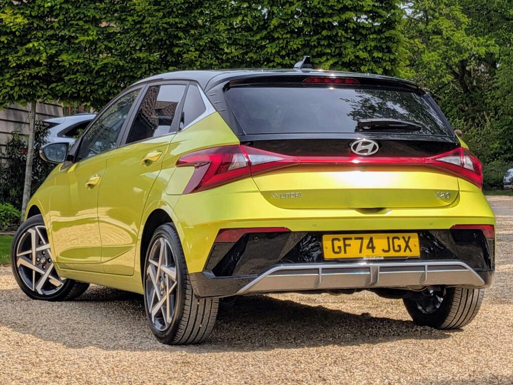 Hyundai I20 1.0 T-gdi Premium Dct Euro 6 Ss GF74JGX Yellow #2