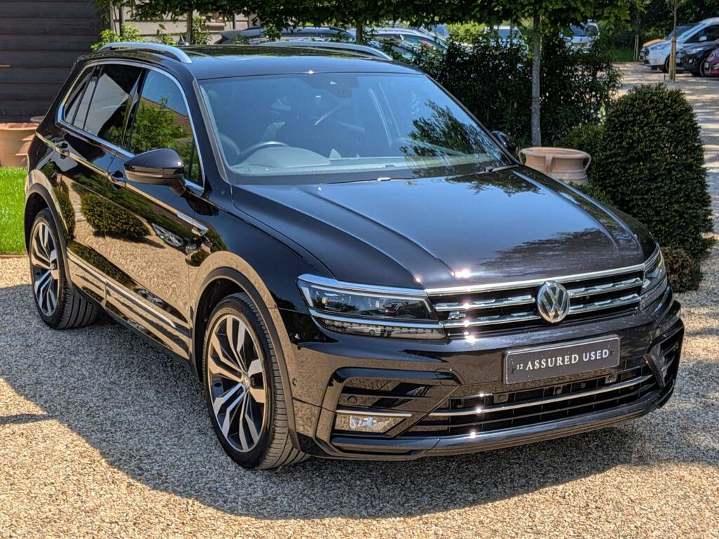 Volkswagen Tiguan 2.0 Tdi R-line Tech Dsg Euro 6 Ss DE69ZGK Black #3