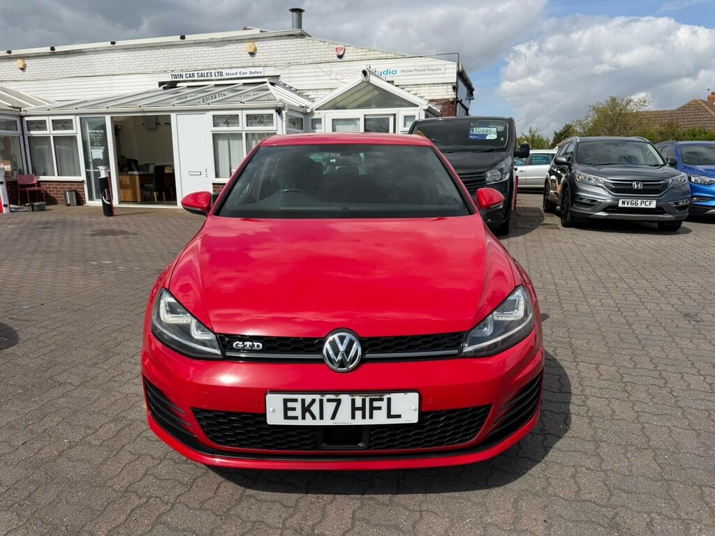 Volkswagen Golf 2.0 Tdi Bluemotion Tech Gtd Dsg Euro 6 Ss EK17HFL Red #2