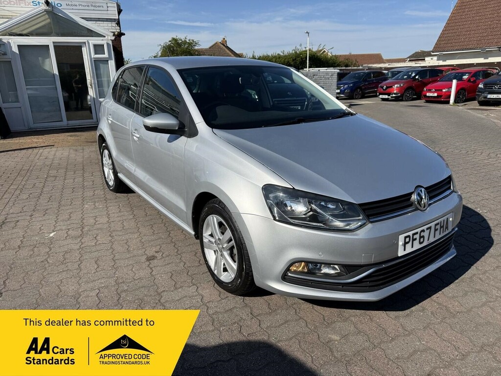 Volkswagen Polo 1.0 Match Edition Euro 6 Ss Silver