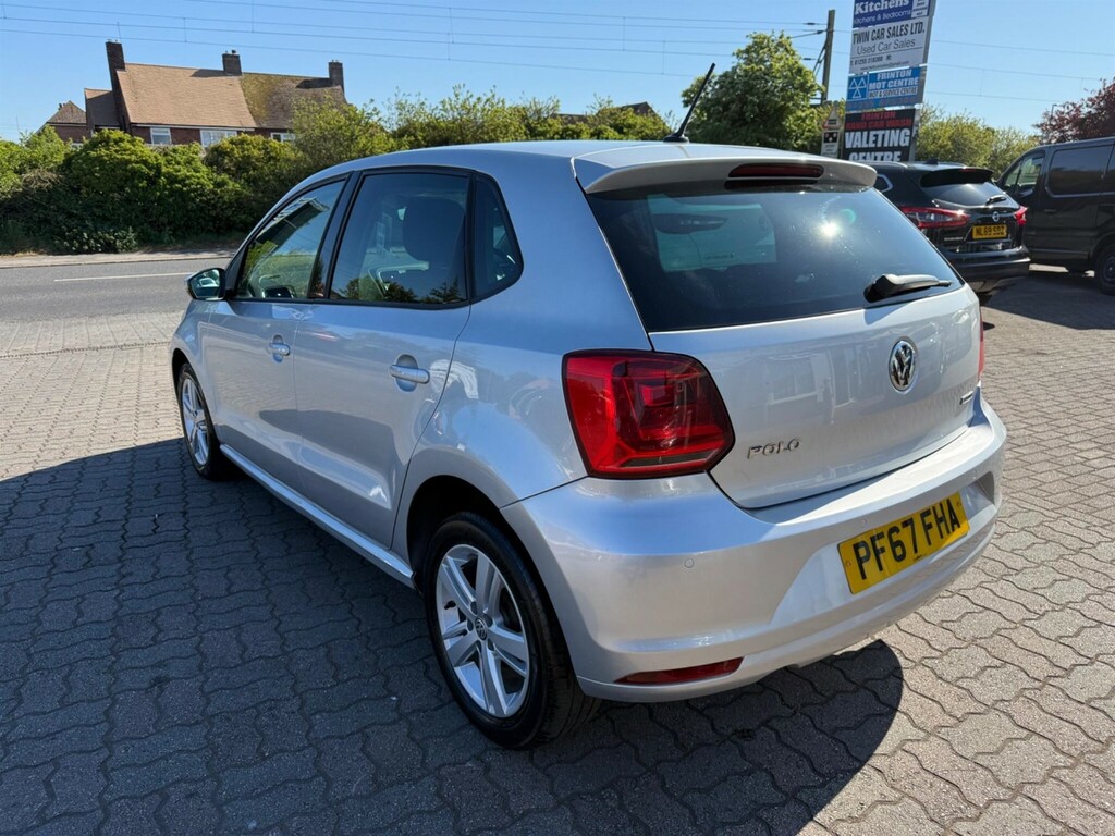 Volkswagen Polo 1.0 Match Edition Euro 6 Ss PF67FHA Silver #6