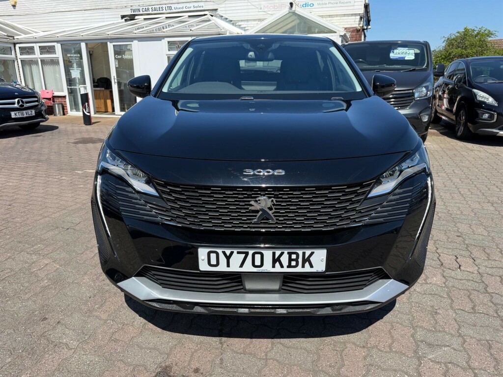 Peugeot 3008 1.5 Bluehdi Allure Eat Euro 6 Ss OY70KBK Black #2