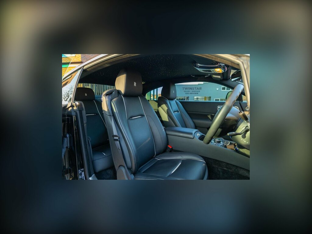 Rolls-Royce Wraith 6.6 V12 Coupe Euro 6 591 Bhp BV21LRU Black #6