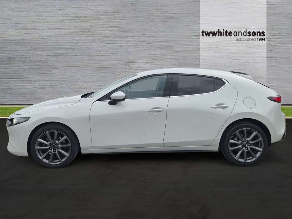 Mazda 3 Exclusive-line Mhev LM25CCX White #4