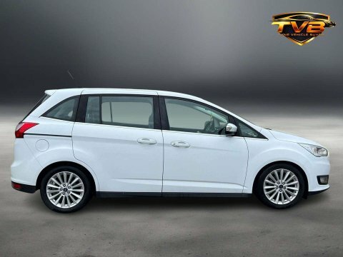 Ford Grand C-Max Titanium Tdci DGZ9641 White #2