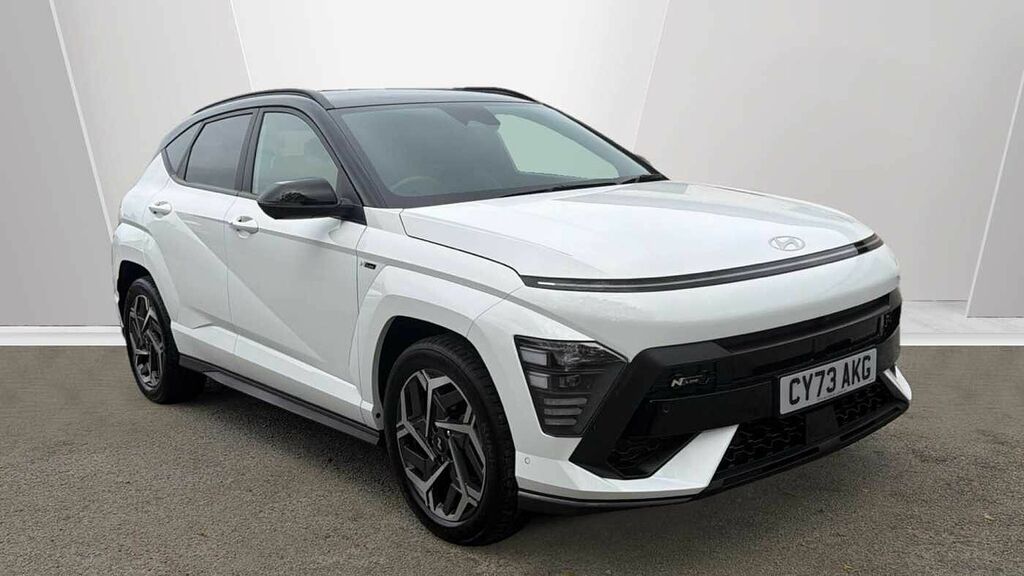 Hyundai Kona 1.6 Gdi Hybrid Dct 2024My N Line S White