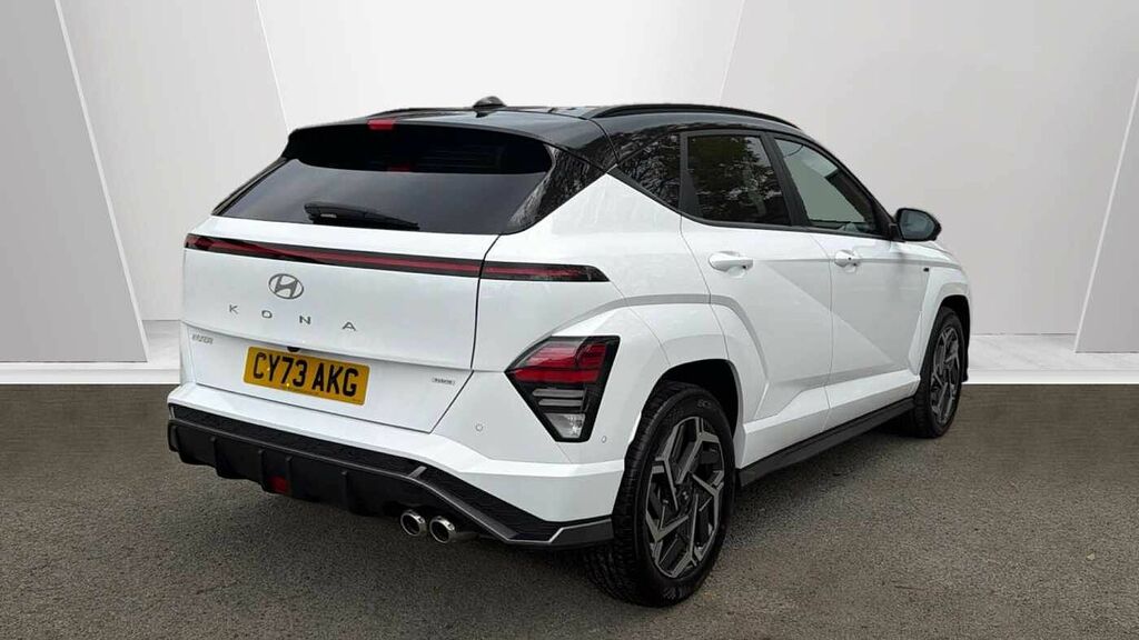 Hyundai Kona 1.6 Gdi Hybrid Dct 2024My N Line S CY73AKG White #2