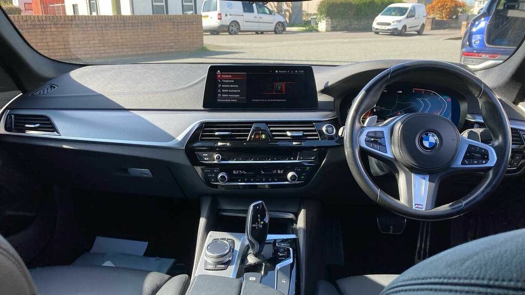 BMW 5 Series 520D M Sport CX20KGG Black #5