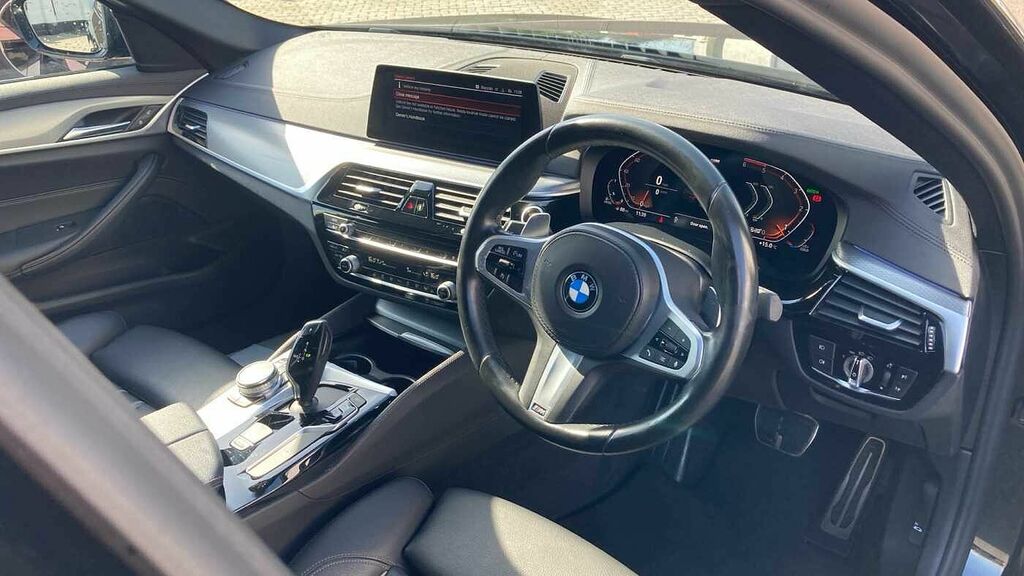 BMW 5 Series 520D M Sport CX20KGG Black #4