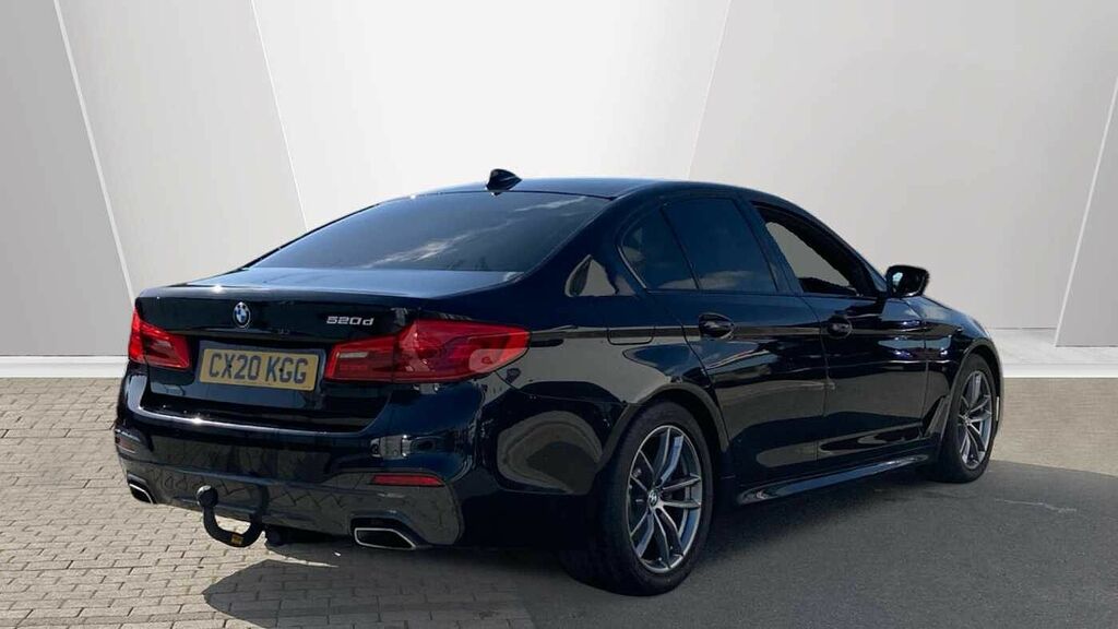 BMW 5 Series 520D M Sport CX20KGG Black #2